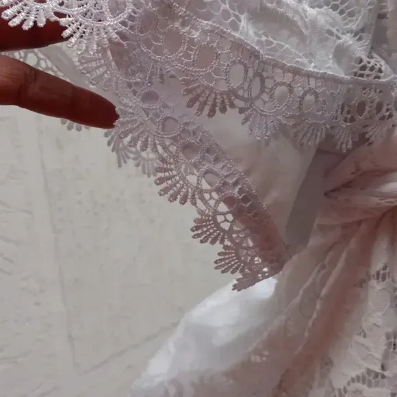 Baiana Branca Completa de Renda - artesanato feito à mão por Ateliê Ofatemi