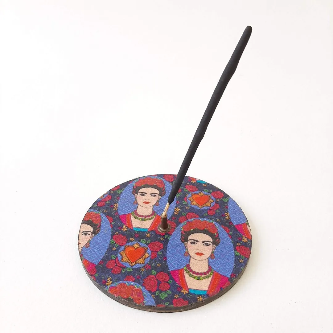 Porta Incenso Frida - artesanato de Estudio Bananeira