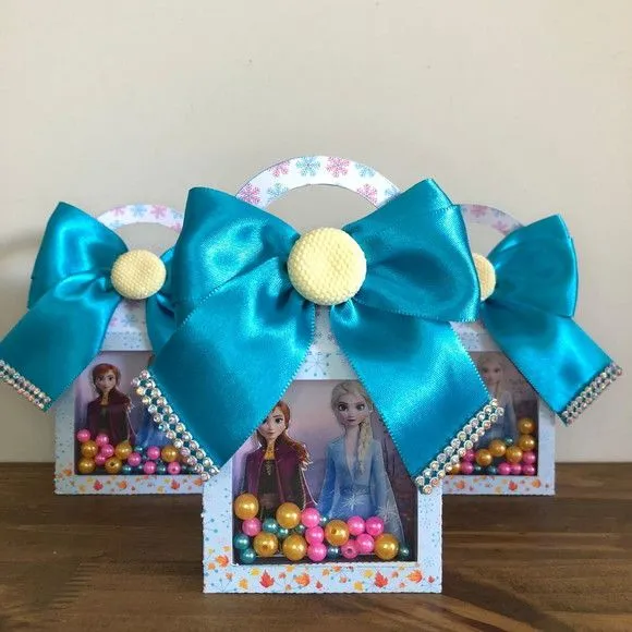Caixa Shaker Frozen - artesanato de Fina Essência Papelaria Personalizada