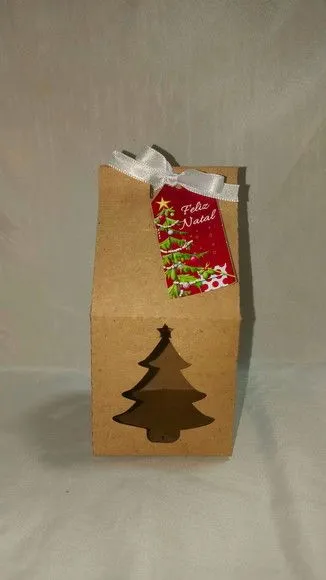caixa kraft natal - foto 2