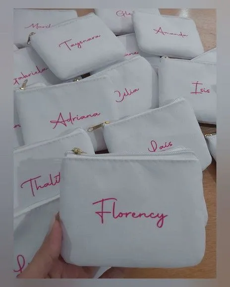 Porta Moedas Personalizado - Madrinha - artesanato feito à mão por Innovare Studio