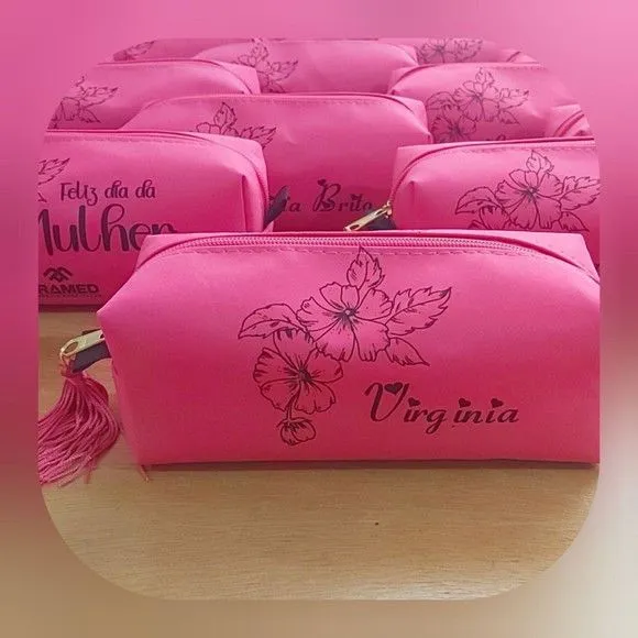 Necessaire Box Personalizada - Rosa Pink - foto 4