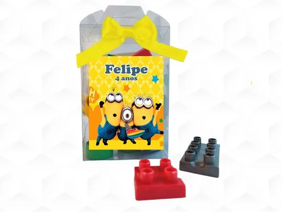 Bloco de Montar Minios Personalizada - artesanato feito à mão por creativitybynina