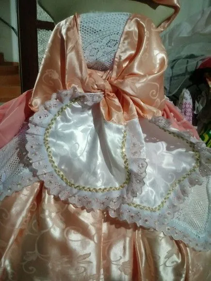 Roupa Iansã - artesanato feito à mão por Ateliê Ofatemi