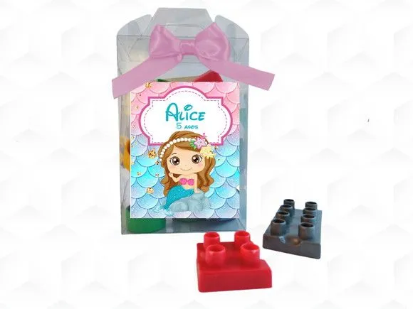 Bloco de Montar Sereia Personalizada - artesanato feito à mão por creativitybynina