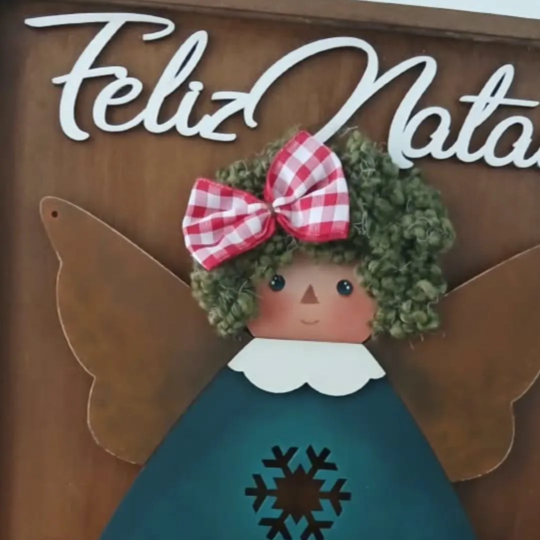 Quadro ANjinha Feliz Natal - foto 2