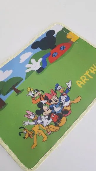 Jogo americano infantil Mickey - artesanato feito à mão por Innovare Studio