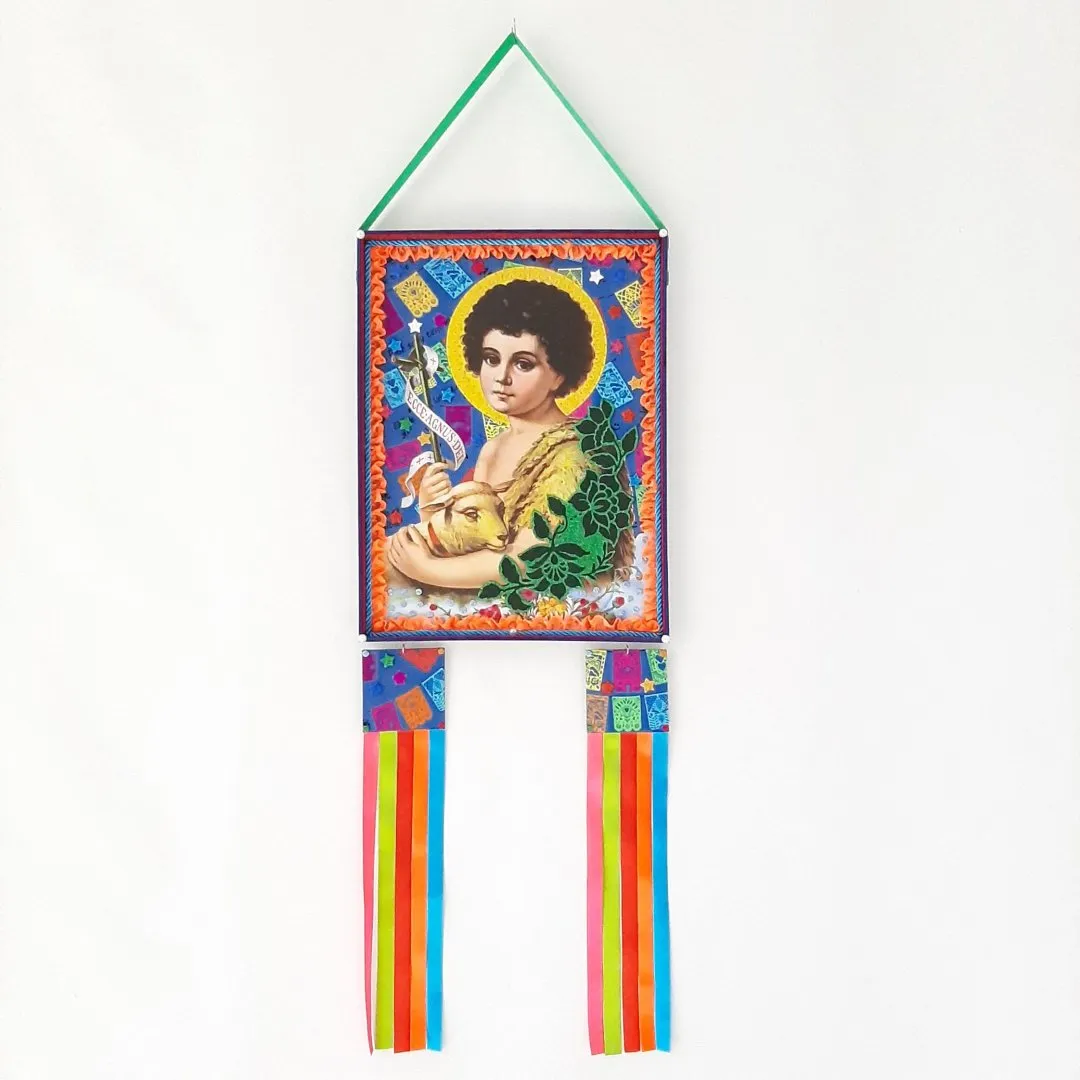 Estandarte São João - artesanato de Estudio Bananeira