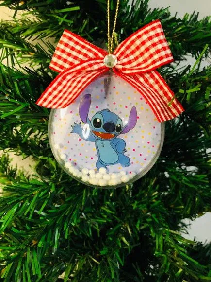Bolinha de Natal Stitch