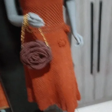 vestido floral amorecroche - artesanato feito à mão por Joceli Cristina
