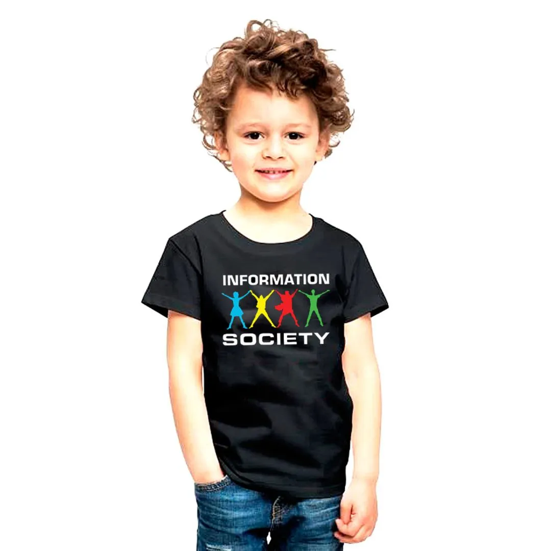 Camiseta infantil Information Society , estampa 100% algodão - foto 3