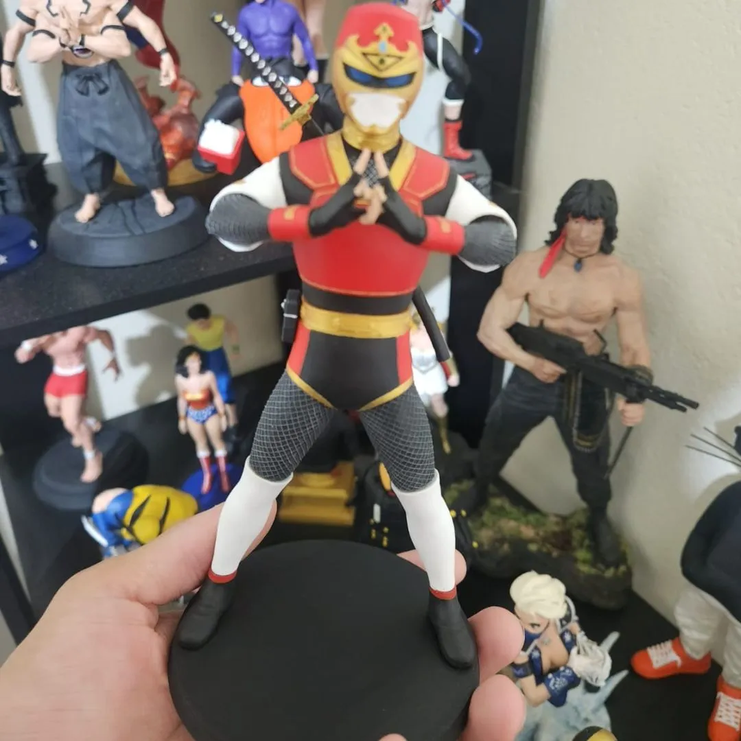 Ninja Jiraya Tokusatsu Colecionáveis Action Figure Estatua 3D Colecionaveis - artesanato feito à mão por 3D BILLA