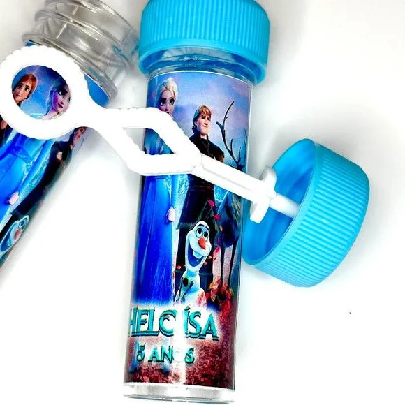 Bolinha de Sabão Frozen Personalizada - foto 2