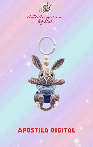 Receita Brinquedo Coelho - Amigurumi - artesanato feito à mão por Arte Amigurumi Oficial