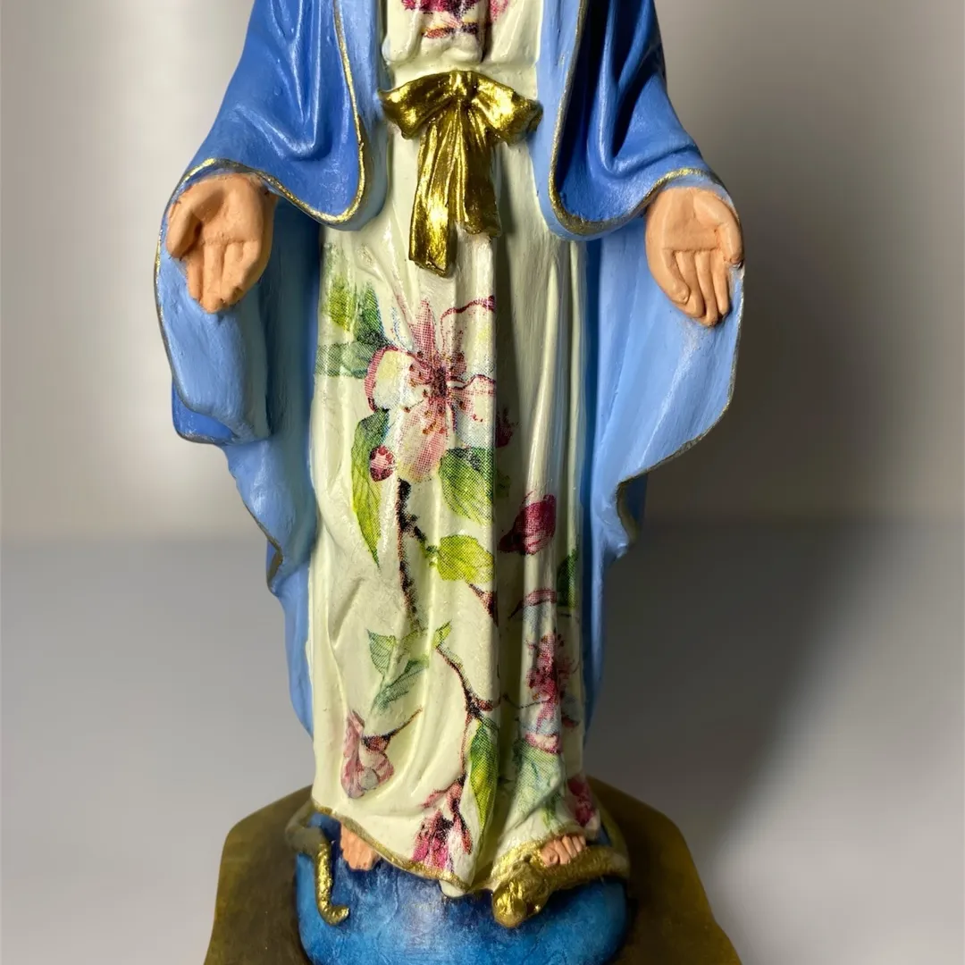 Nossa senhora das graças em decupagem - foto 3