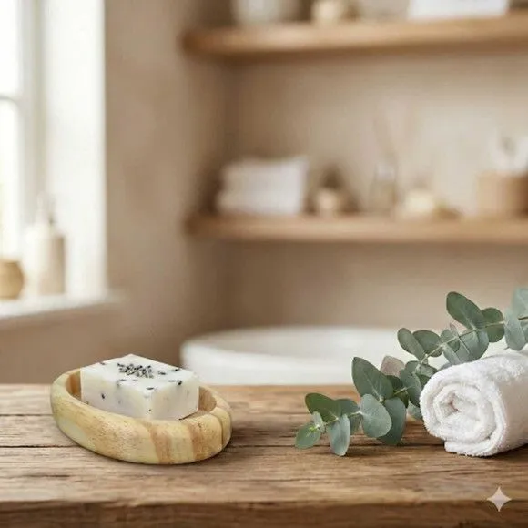 50 Saboneteira Ecológica Madeira Natural Design Minimalista - artesanato feito à mão por DASERRA ARTE EM MADEIRA