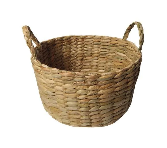 Cesta Organizadora Cachipot Fruteira Taboa Redondo 30x30x18
