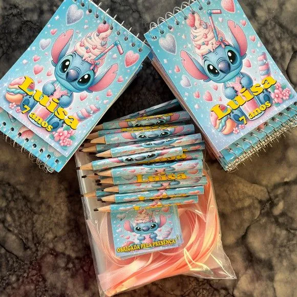Bloquinho Stitch Personalizado