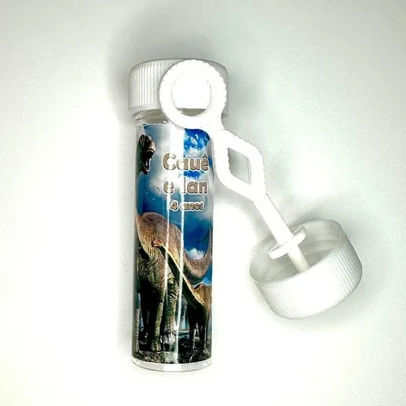 Bolinha de Sabão Dinossauro Personalizada - foto 2