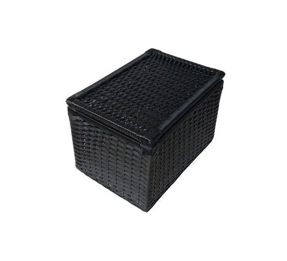 Caixa Vime Sintético Preto 40x30x25 - foto 2