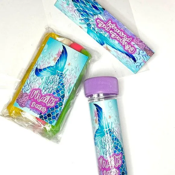 Kit Massinha + Bolha Calda de Sereia Personalizado - foto 2