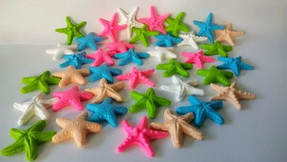 50 Estrelas Do Mar Em Biscuit - Decoração, Artesanato - foto 3
