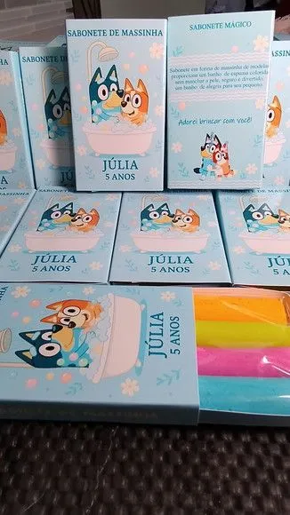 Sabonete Mágico de Massinha Lembrancinha Infantil Personaliz - foto 5