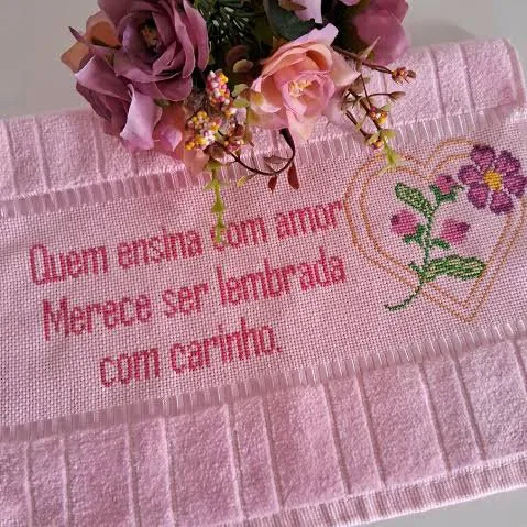 Toalhas de mão bordada - foto 5