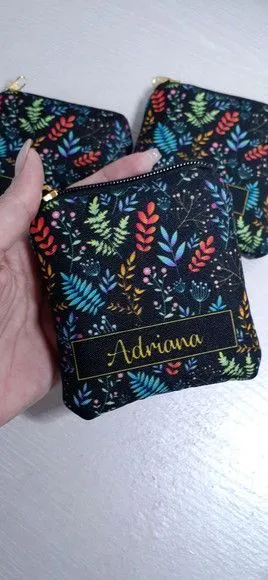 Porta Moedas Flores - artesanato feito à mão por Innovare Studio