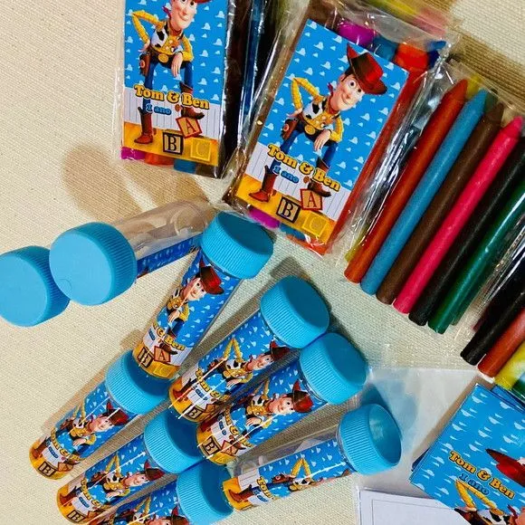 Kit Massinha + Giz + Bolha Toy Story Personalizado - foto 2