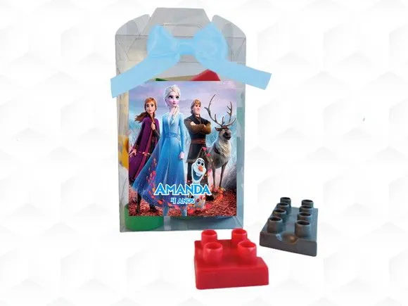 Bloco de Montar Frozen Personalizada - artesanato feito à mão por creativitybynina