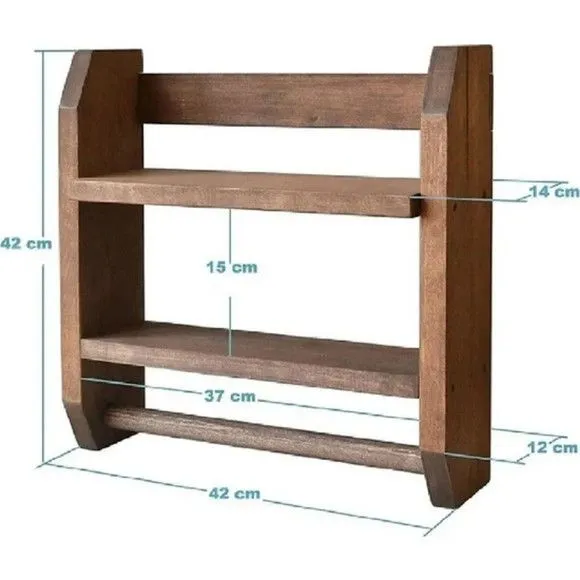 Encante Sua Cozinha com Porta Temperos de Madeira - foto 2
