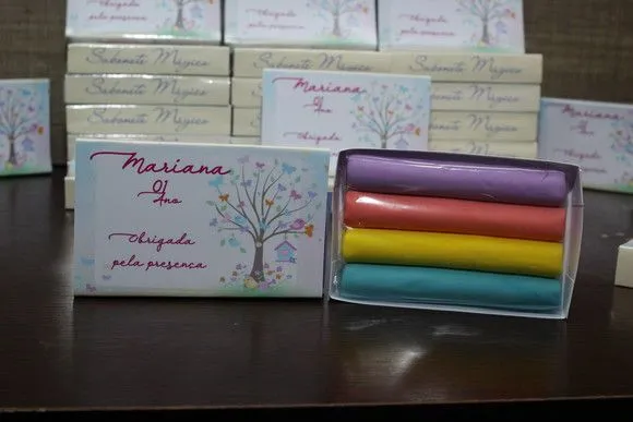 Lembrancinha Personalizada Sabonete Mágico Massinha - foto 4