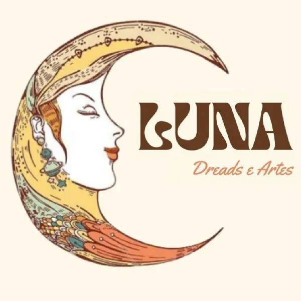 Logo da loja Luna Dreads e Artes 🌜