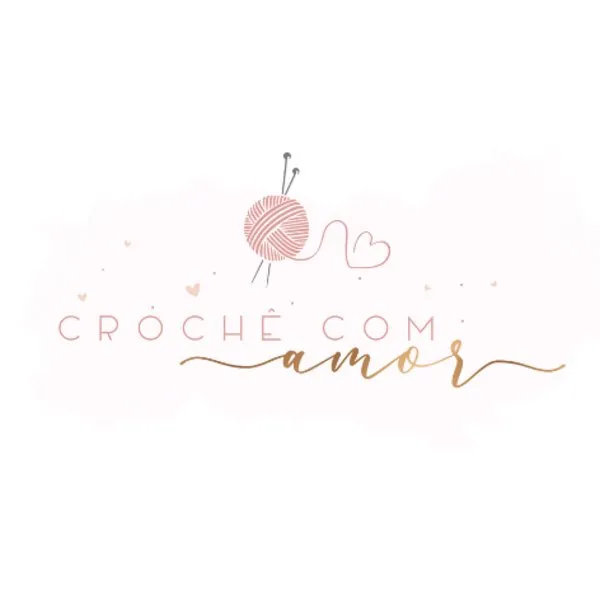 Logo da loja Crochê com amor BP