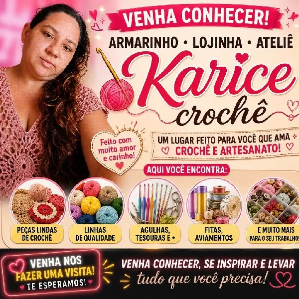 Logo da loja Karice crochê