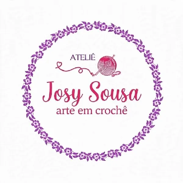Logo da loja Josy Sousa arte em crochê
