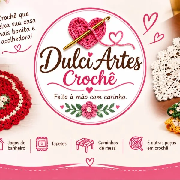 Logo da loja Dulci Artes Crochê