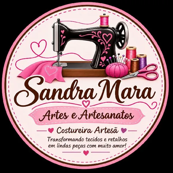Logo da loja Sandra Mara artes e artesanatos