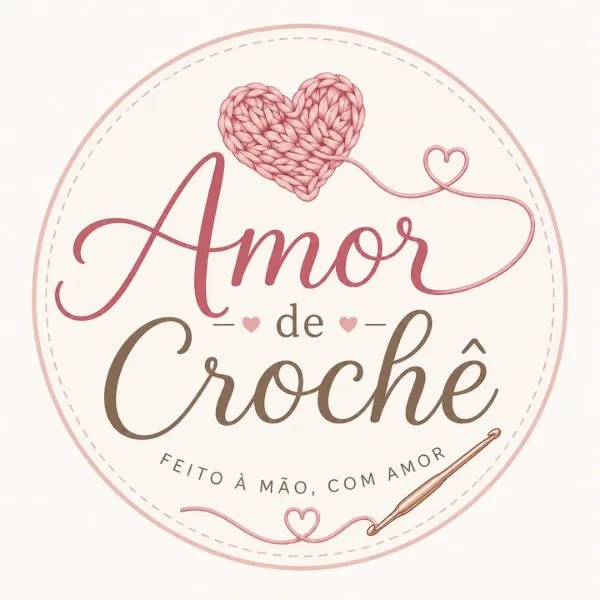 Logo da loja amor de crochê